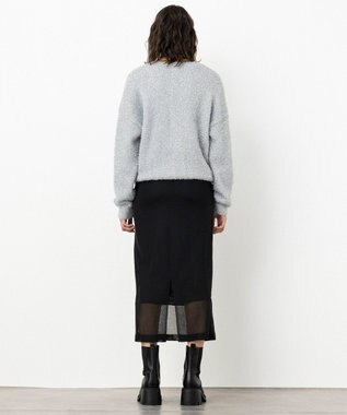 NAVE 【Nave・洗える】ラメニット プルオーバー シルバー系