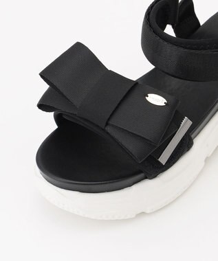 TOCCA RIBBON KNOT SPORTS SANDALS サンダル ブラック系