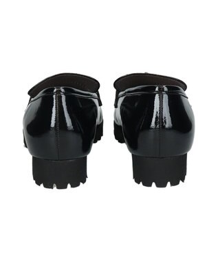 Bridget Birkin ＜3E＞【Bridget Birkin Walk】ビット付きコンフォートローファー ブラックエナメル