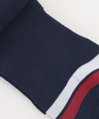 23区GOLF 【WOMEN】【日本製】ロゴレギュラー ソックス ネイビー系