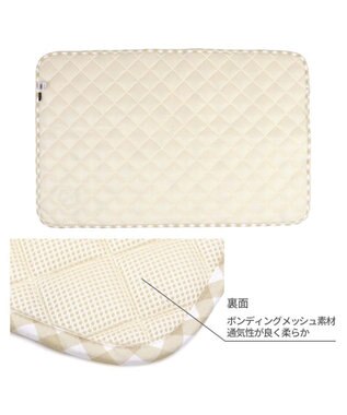 PET PARADISE ペットパラダイス くまさん クールマット Ｍ ライトベージュ