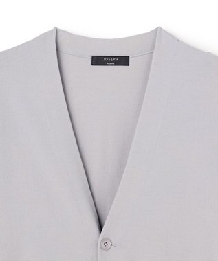 JOSEPH HOMME 【ストレッチ】リュクスレーヨン　カーディガン ライトグレー系