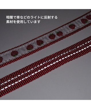 PET PARADISE ペットパラダイス 苺チャーム付き リード Ｓ レッド