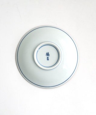 たち吉 【たち吉】染付宝づくし小皿〈５枚〉波佐見焼 ホワイト×ブルー