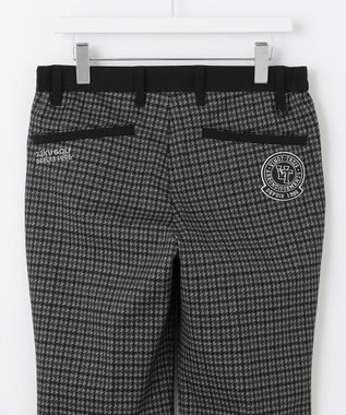 23区GOLF 【MEN】ガンクラブチェックプリントパンツ ブラック系3
