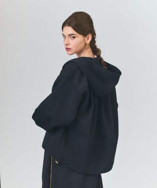 GRACE CONTINENTAL エンブレムフーディ ブラック