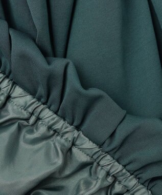 NAVE 【Nave 　洗える・接触冷感】クロップドジャージーブラウス グリーン系