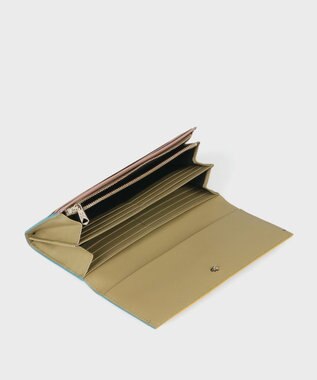 Paul Smith カラードエッジ 長財布 ベージュ