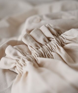 muuc 〈コットン100%強撚糸〉〈2WAY〉〈遠州織物の工場で織られた上質な生地〉〈シースルー〉〈ドライタッチ〉コットンドビーギャザー 羽織り＆ワンピースドレス ベージュ