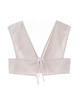 CRAFT STANDARD BOUTIQUE 2WAYカットコーデュロイビスチェ Gray Beige