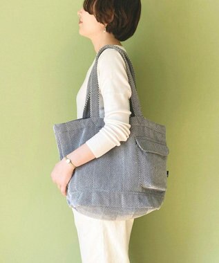 ROOTOTE 1286【A4サイズ収納】SN.ミディアム.リサイクルコットンH-A 01：グレーミックス