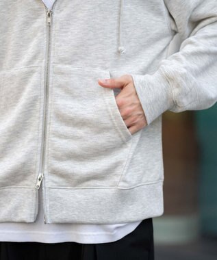 WEGO 【WEB限定/ユニセックス着用ITEM/25年秋冬新作/SMLサイズ展開】別注U.S.POLO ASSN.　ZIPパーカー 杢グレー