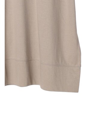 Green Parks 接触冷感５分袖ラグランチュニック Gray Beige