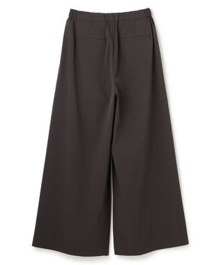 uncrave クールタッチカラータイプライター ワイドパンツ ダークブラウン