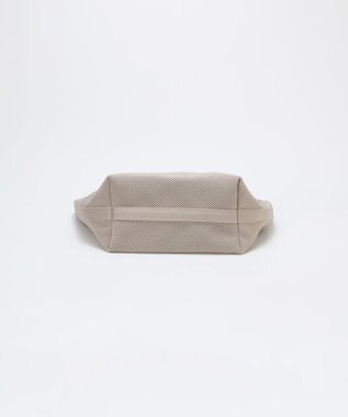 TOPKAPI 【Breath TOPKAPI】ニットジャガード 2way ビッグ トートバッグ ポーチ付き ライトグレー