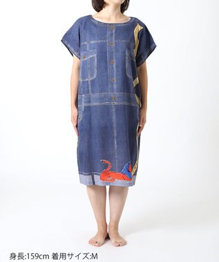 tsumori chisato SLEEP ツモリチサト チュニック 3分袖 半袖 ルームウェア レディース UNT159 /ワコール コン