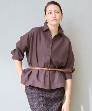自由区 S トルコリネン シャツ