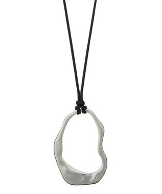 AMERICAN HOLIC ビックニュアンスメタルネックレス Silver