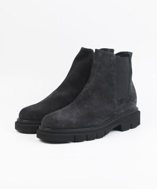 BONTRE 【LucaGrossi/ルカグロッシ】スエードショートブーツ/5002-UA ブラック