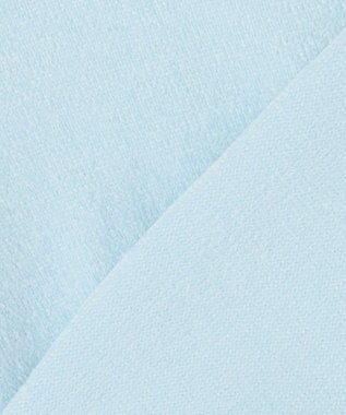 UNFILO L ベロアモール ハーフスリーブニット サックス