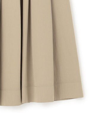 23区 【Oggi4月号掲載/洗える】ブライトツイル タック スカート ブラウン系