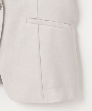 J.PRESS LADIES L OXIJEWEL ストレッチ テーラード ジャケット ライトグレー系