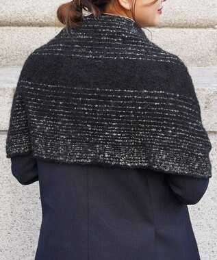 muto アルパカウールストール m-alp-black