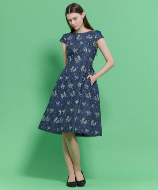 TOCCA OUR LADY'S TEARS ドレス ネイビー系7