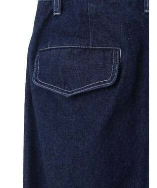 CRAFT STANDARD BOUTIQUE 【ユニセックス】デニム2タックワイドテーパードパンツ Dark Indigo