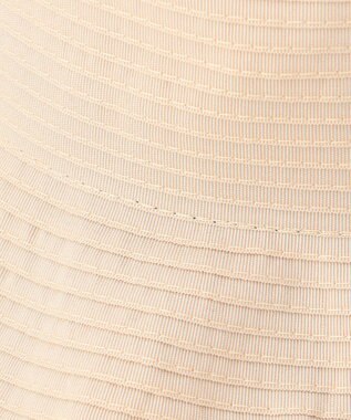 ANY SIS 【洗える】グログランリボン ハット ライトベージュ