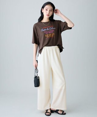 ANY L レーシージャカードパンツ エクリュ