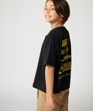 OP／FILA 【SEVEN2】グラフィックTシャツ ブラック