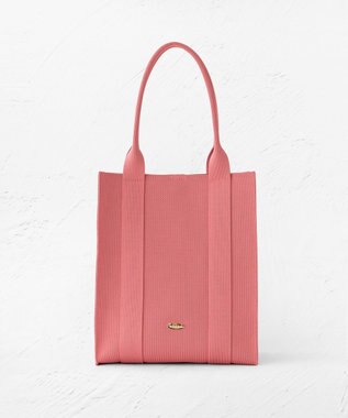 TOCCA 【大人百花掲載】【A4サイズ対応】RHYTHM OF PEARL KNITBAG ニットバッグ ピンク系