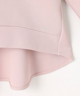 組曲 ダンボールジャージーバックフリル パーカー ローズ系