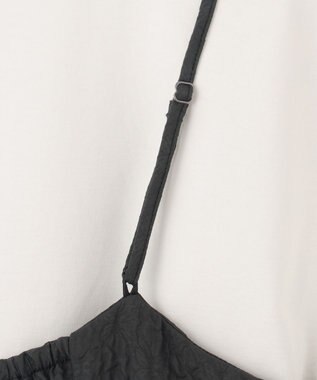 UNFILO 【STORYコラボ】キャミワンピ＆Tシャツ セット ブラック×オフ