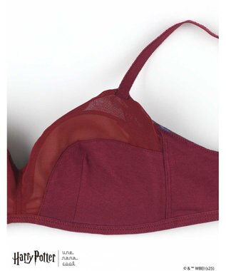 une nana cool 【ハリー・ポッターコラボ】364 シンプル ノンワイヤーブラ レッド