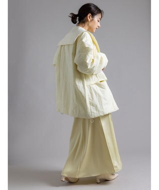 Te chichi 【Atelier Bonheur】サテンロングスカート(セットアップ可)《2025winter catalog item》 イエロー