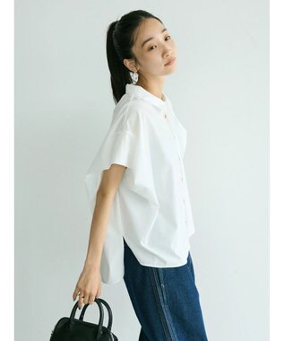 CRAFT STANDARD BOUTIQUE ステンサイドソリッドブラウス White