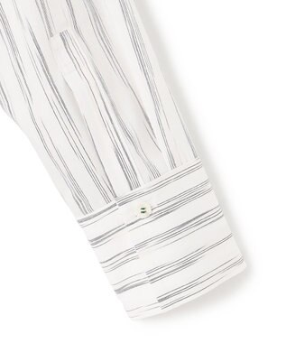 ICB L 【30th ANNIVERSARY】 MILANOシャツ オフホワイト×ブラック