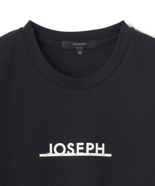 JOSEPH HOMME 【WEB・一部店舗限定】 ライトダブルジャージーロゴプリント　半袖Tシャツ ブラック系