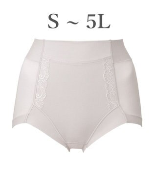 BRADELIS New York 【BRADELIS NewYork peace】　細みえ快適綿混ショーツ25 補正下着 深め ハイウエスト お腹スッキリ