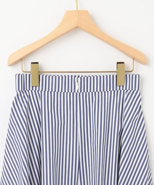 組曲 【洗える】C/Nyブロード スカート ネイビー系1