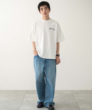 WEGO 【ユニセックス着用ITEM/MLサイズ展開】別注NEWJACKグラフィックT（SS） ホワイト