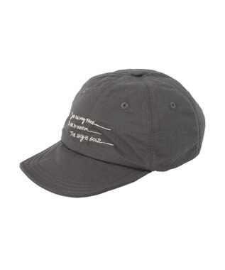 AMERICAN HOLIC 【マルチ機能】折りたたみ手描き刺繍キャップ Charcoal Gray