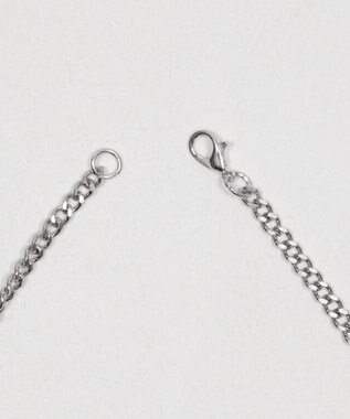 WEGO 【ユニセックス着用ITEM】アクセ付きフォトグラフィックプルオーバー ブラック中濃色