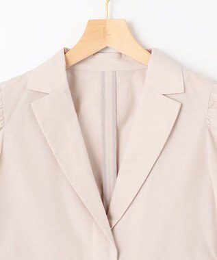 組曲 L 【洗える】ライトタイプライター ジャケット ベージュ系