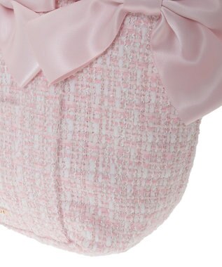 Maison de FLEUR ピンクマニアボリュームリボン2WayトートMバッグ Pink