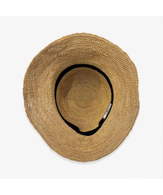 林八百吉商店 un chapeau　ラフィアハット シルバー