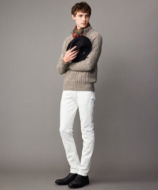 JOSEPH ABBOUD 【サイズ調整可・暖か】ウールサーモ ハット ダークブラウン系