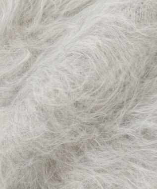 GRACE CONTINENTAL シャギーニットストール ライトグレー